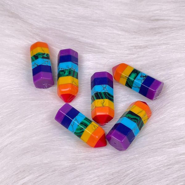 

decorative objects & figurines 2pc natural crystal seven chakras gem therapy healing ornaments