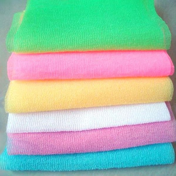 

towel korean long strips back foam bath nylon strong soft printing