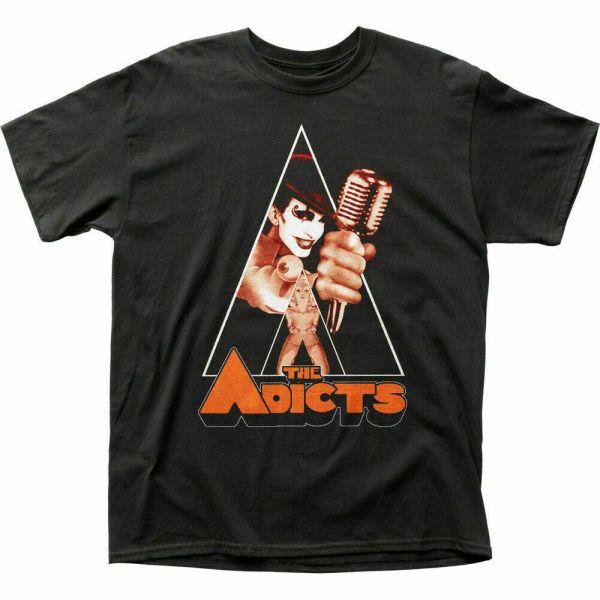 

the adicts clockwork monkey t shirt mens licensed rock n roll band tee new black, White;black