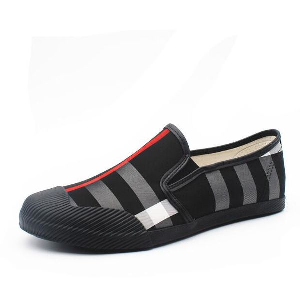 

2021 black and khaki canvas shoes men loafers black canvas leather insole men's casual shoes men's flat