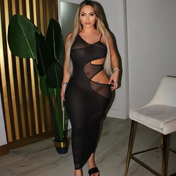 

women's swimwear beach dress large sizes crochet cover up tunica women 2021 summer white female hollow out harness print polyester, White;black