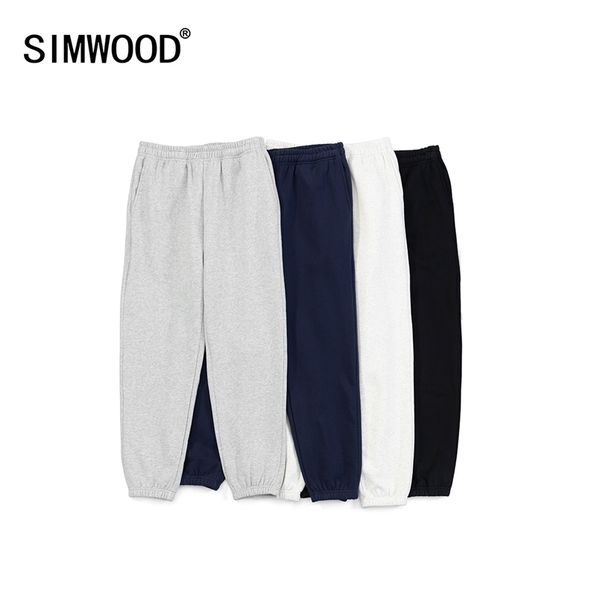 

winter warm fleece jogger pants men drawstring loose track trousers comfortable plus size gym wear 211112, Black
