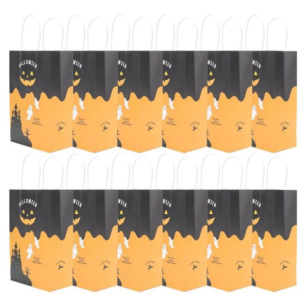 

gift wrap 12pcs halloween candy bags decorative handheld party supplies