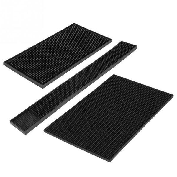 

rubber service bar mat heavy duty home and drip mats cocktail bartender tea cup mug set waterproof kitchen placemat & pads