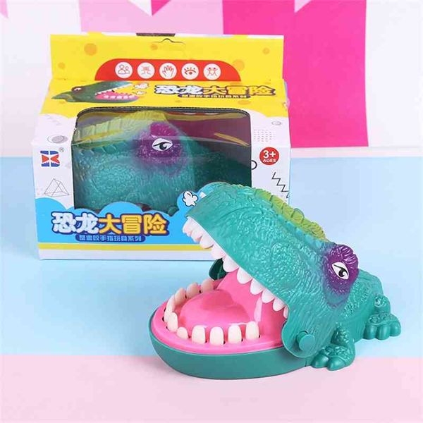 

big finger little crocodile dinosaur teeth biting game parent child trickery toy