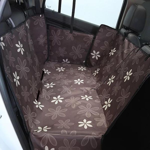 

dog carriers waterproof rear back pet car seat cover mats hammock protector with safety belt transportin perro covers