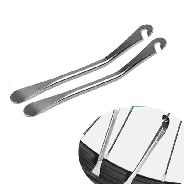 

tools bike cycling bicycle tyre tire spoon repair opener breaker tool steel flat removal metal pry bar stick 2pcs