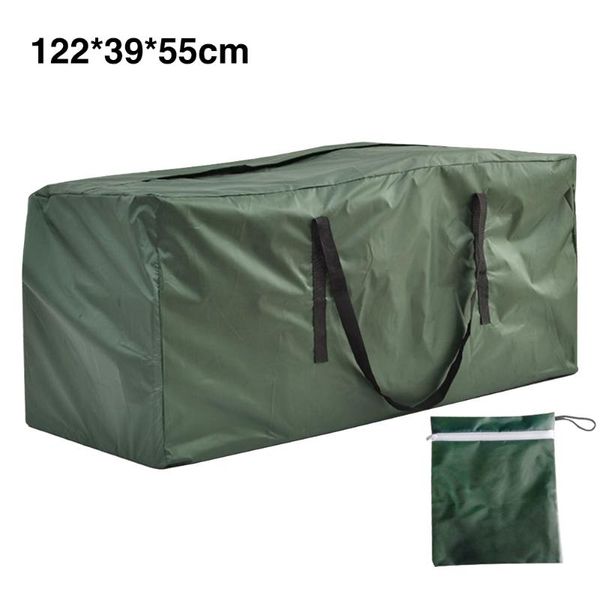 

storage bags garden furniture cushion bag heavy duty oxford cloth waterproof with zipper rectangle durable extra large wear resistant
