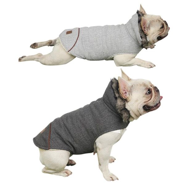 

dog apparel pet clothes warm costume for autumn and winter, small dogs fleeced thickening cotton-padded coat