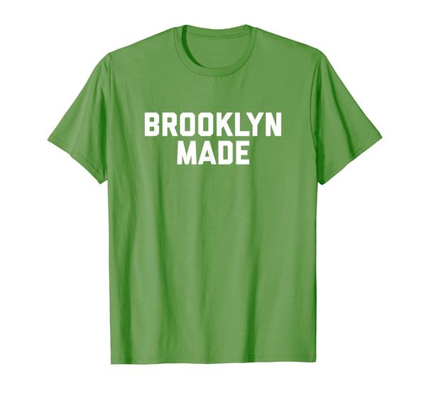

brooklyn made t-shirt new york city tee, White;black