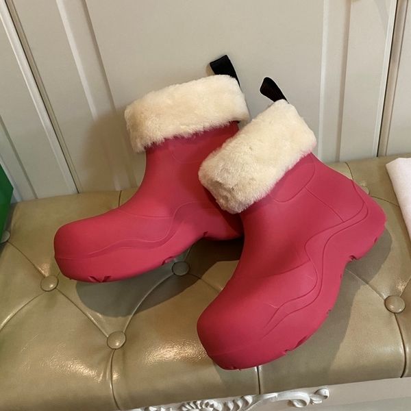 

women designer boots knee ankle half boot colored soles designers winter fall shoes fashion shoe woman supsneaker, Black