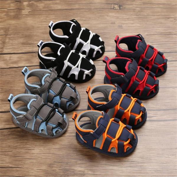 

first walkers born baby shoes infant toddler summer multicolor anti-slip walking prewalker sandals comfortable non-slip