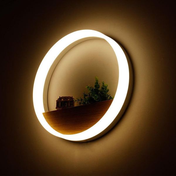 

wall lamp 3pcs/lot led sconce light acrylic modern home decoration for bedside bedroom/dinning room/restroom