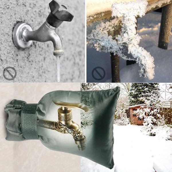 

kitchen faucets snow outdoor large waterproof faucet cover antie drawstring pocket accessories #11