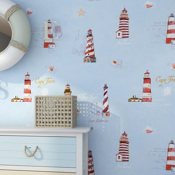 

wallpapers children modern room home decor cartoon castle wall paper for kids boy girls bedroom living decoration behang