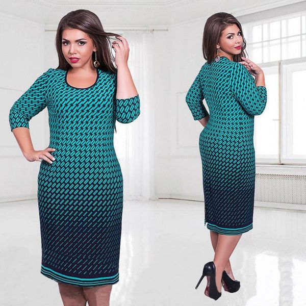 

casual dresses 2021 spring dress oversize 3 / 4 sleeve elegant women's wear, Black;gray