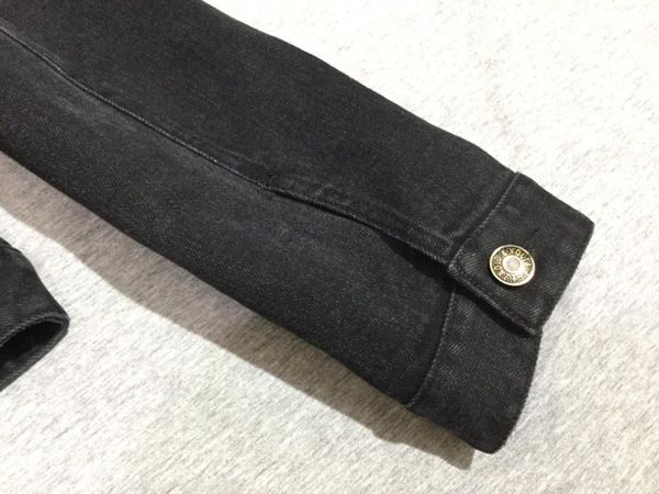 

women jacket color eagle embroidery black denim women's jackets, Black;brown