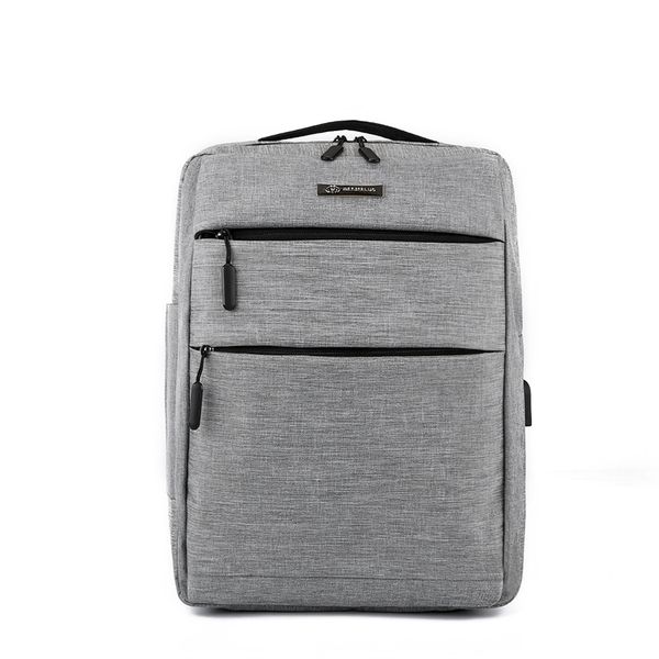 

mens computer bag large capacity backpack breathable gray mountaineering bag anti-theft usb charging womens bag