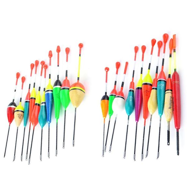 

fishing accessories 10 piece/set slip float bobbers replacement sycamore wood vertical buoy bobber rigs outdoor