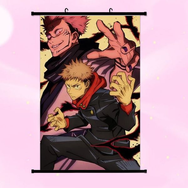 

jujutsu kaisen magic character animation hanging paintings, high-quality clear patterns, not easy to fade and waterproof