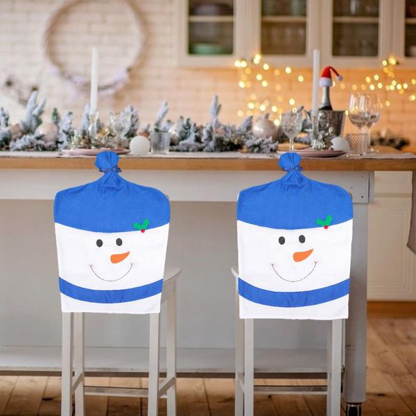 

dining room christmas chair cover elastic slipcovers covers washable stool case removable festival decor