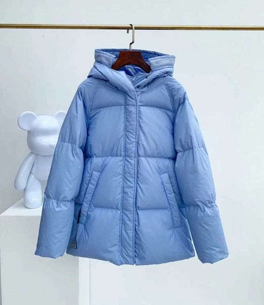 

autumn and winter new lightweight puffer jacket women down high-quality warm mid-length fluffy coats, Black