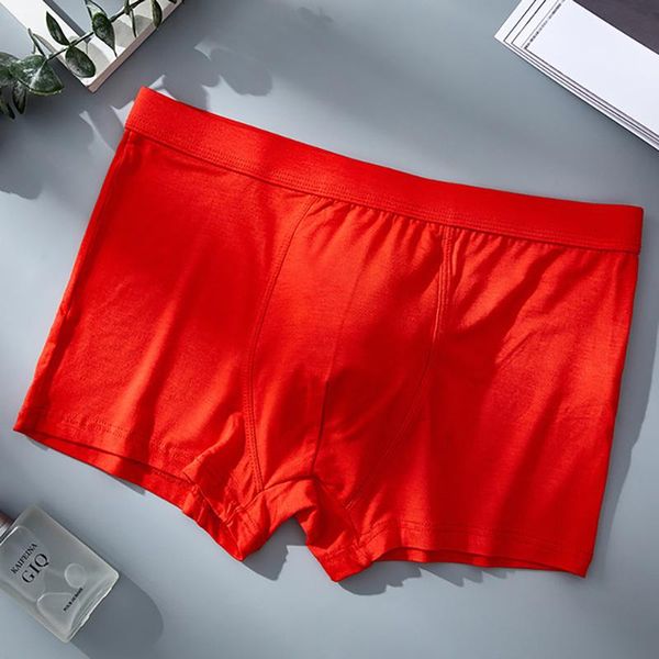 

underpants male panties modal bamboo fiber men's underwear boxers breathable man solid color comfortable soft shorts homme cueca, Black;white