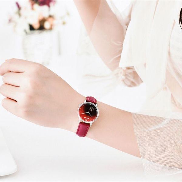 

wristwatches benyar 5158 female watch simple luxury quartz leather watches waterproof ladies elegant dress relogio feminino, Slivery;brown