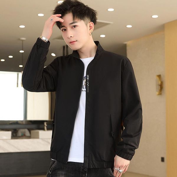 

men's coat 2021 spring and autumn baseball jacket jackets, Black;brown