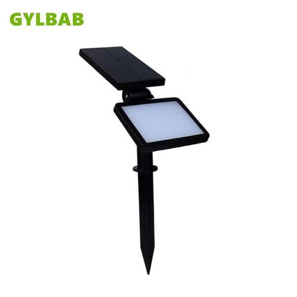 

solar lamps gylbab spotlight lawn flood light outdoor garden 48 led adjustable 1 wall lamp landscape for patio decor