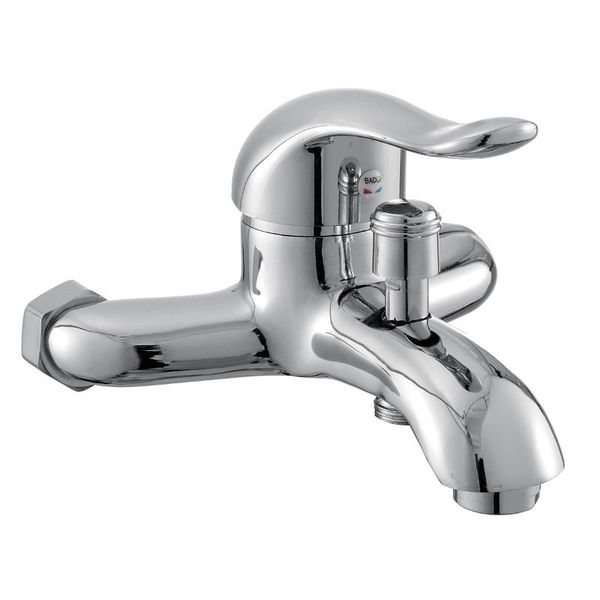 

xueqin chrome polished wall mounted faucet mixer tap bath tub valve shower faucets bathroom single handle cold and water