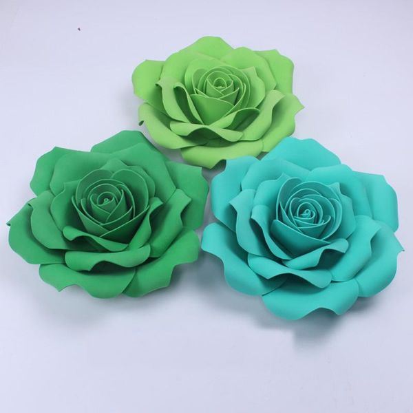

foam flowers wedding decoration large artificial shooting props handmade romantic party paper flower 3d roses decorative & wreaths