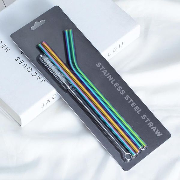 

stainless steel straw boba drink pouches with reusable bar accessories eco friendly products drinking straws