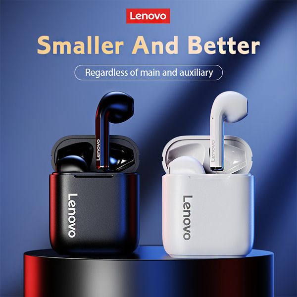 

lenovo lp2 bluetooth earphones low latency noise reduction wireless headphones ipx5 waterproof touch control headsets with mic
