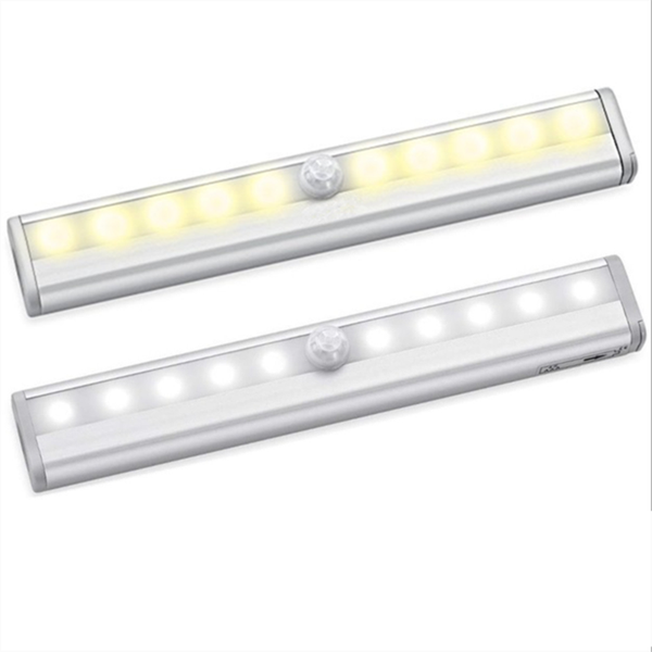 

closet light usb rechargeable under cabinet lightening stick-on motion sensor wardrobe with magnetic strip