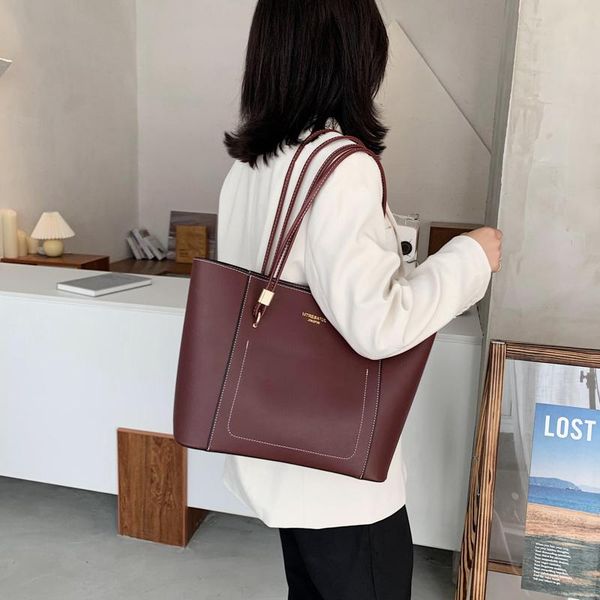 

evening bags designer pu leather shoulder for women 2021 classic high capacity handbags travel luxury hand bag female large