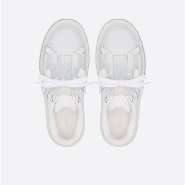 

white and clear-effect rubber sneakers, bowling shoes