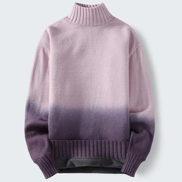

men's sweaters 2021 fashion men color-matching pullover sweater loose o-neck wool knitted oversize knitwear male autumn winter thick st, White;black