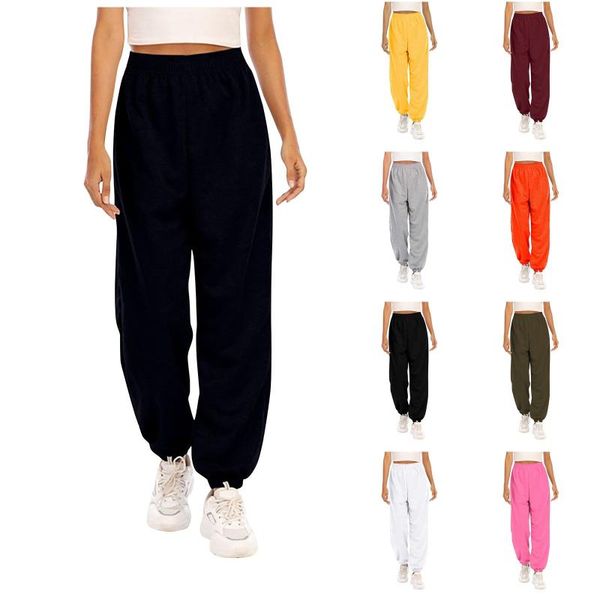 

women's pants & capris sweatpants for women 2021 autumn baggy fashion oversize sports balck trousers female joggers streetwear, Black;white