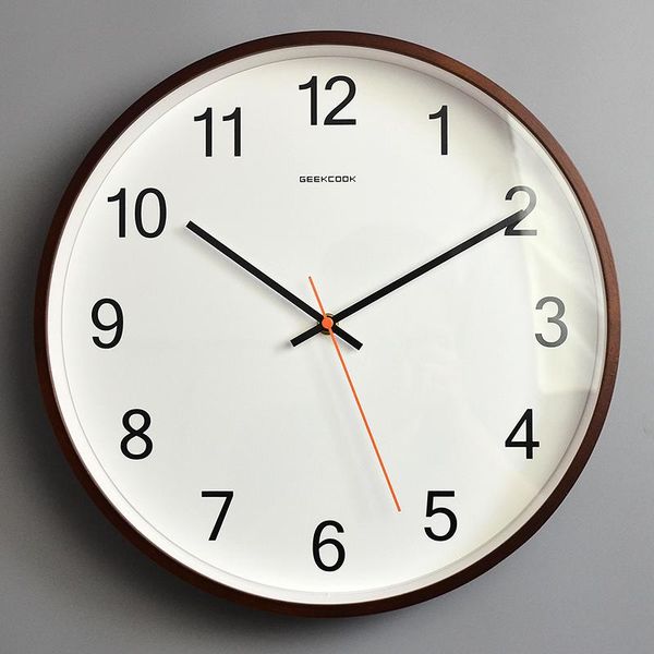 

wall clocks modern simple clock mute household living room atmosphere nordic creative bedroom watch quartz