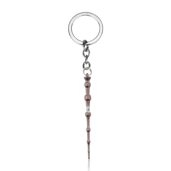 

keychains fashion jewelry vintage charm magic wand key chain for men and women, Silver