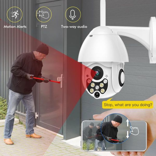 

cameras sdeter wireless ip camera wifi 1080p 2mp speed dome ptz outdoor ip66 onvif two way audio night vision cctv security p2p