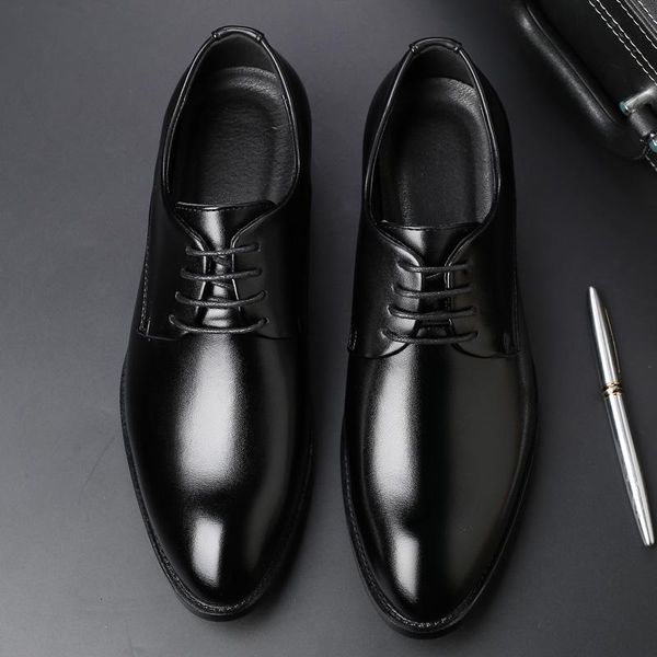 

dress shoes moccasins for men zapatillas hombre leather black zapatos cuero breathable men's de casual para formal mens