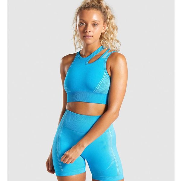 

yoga outfit seamless sport set women long two 2 piece crop bra shorts leggings sportsuit workout active fitness gym wear