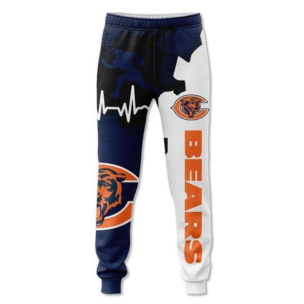 

fashion boutique pants autumn 2021 men's casual letter youth popular loose waist rugby tigers, Black