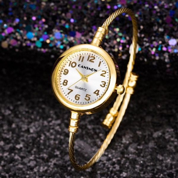 

women casual bracelet watch analog bangle wrist relogio feminino quartz watches zegarek damski bayan kol saati wristwatches, Slivery;brown