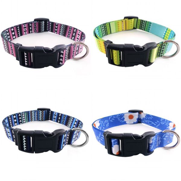 

dog collars national styles necklace pets supplies digital printing colorful bohemia comfortable 5 5dy q2
