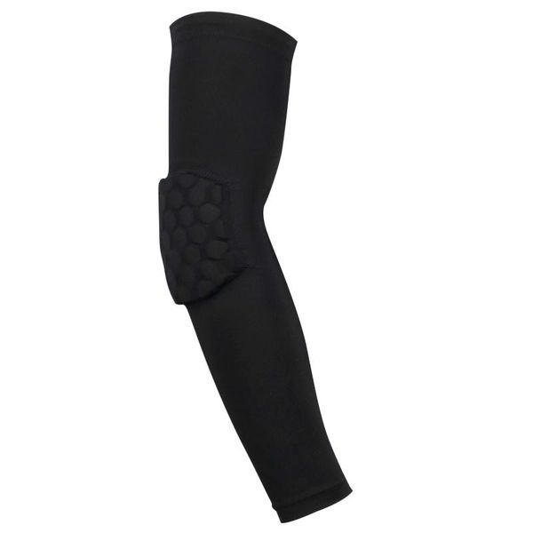 

elbow & knee pads 1pcs sport crashproof compression arm sleeves protectors for outdoor basketball football bicycle like-minded, Black;gray