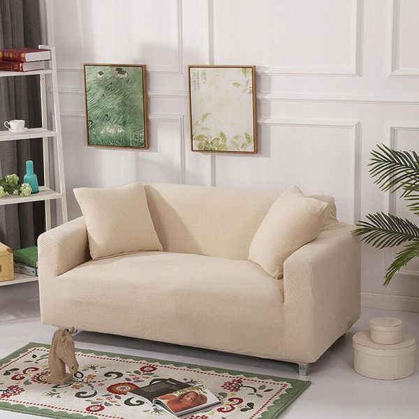 

chair covers 1/2/3 seater elastic sofa slipcover settee stretch soild couch protector /by