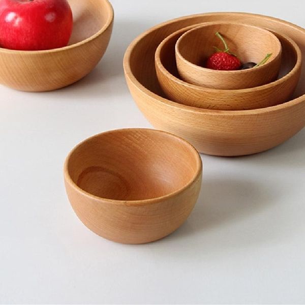 

cups & saucers wooden salad soup dining bowls plates storage home kitchen bowl round